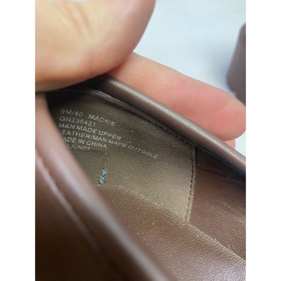 BCBGeneration Brown Loafers with Gold Accent - Picture 4 of 8